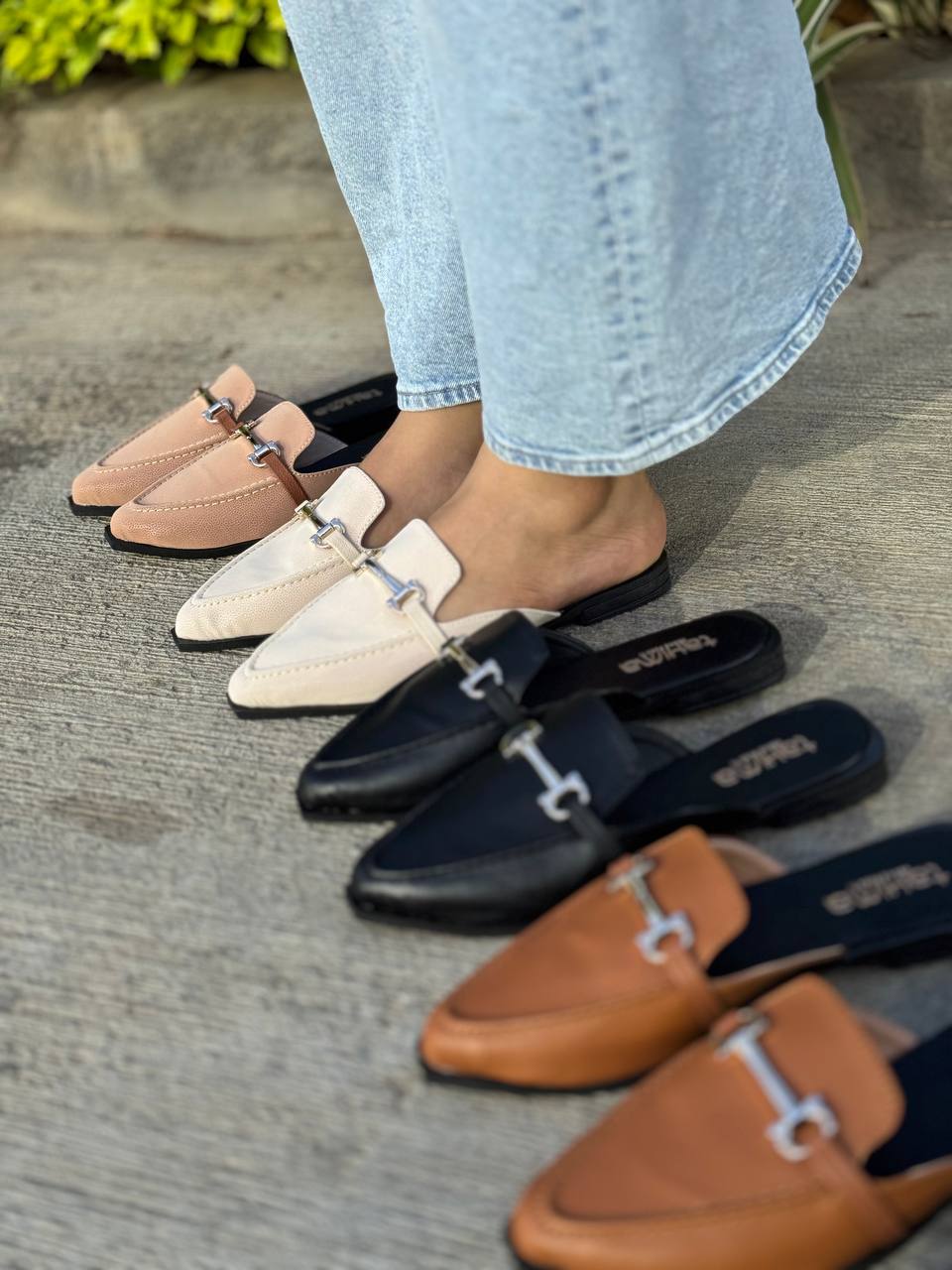 Sueco Mule Mujer Elegante Casual Cómodo y Liviano
