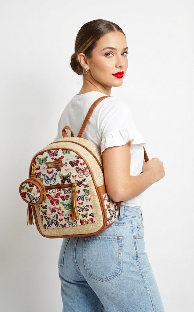 Morral Bolso Mujer Elegante Techy Premium Impermeable con Monedero