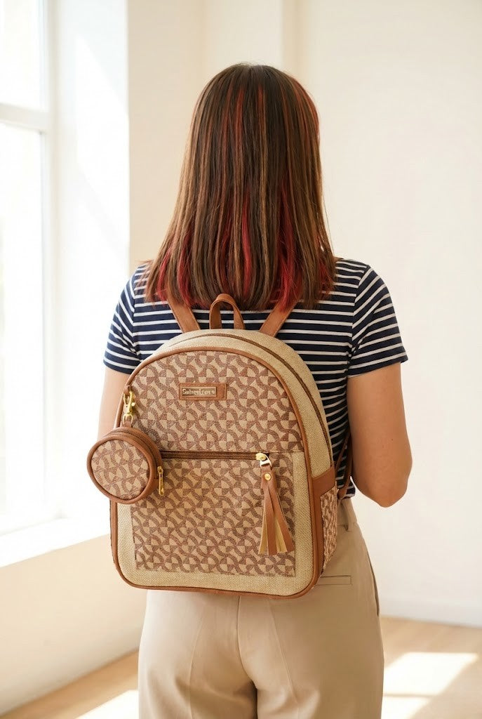 Morral Bolso Mujer Elegante Techy Premium Impermeable con Monedero