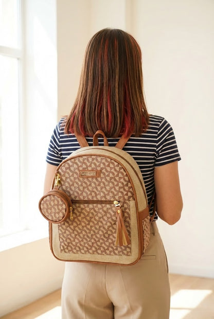 Morral Bolso Mujer Elegante Techy Premium Impermeable con Monedero