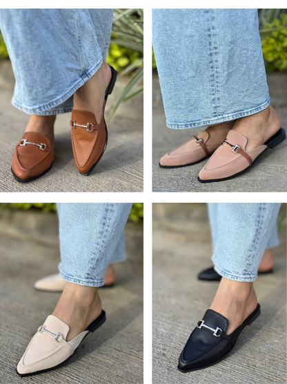 Sueco Mule Mujer Elegante Casual Cómodo y Liviano