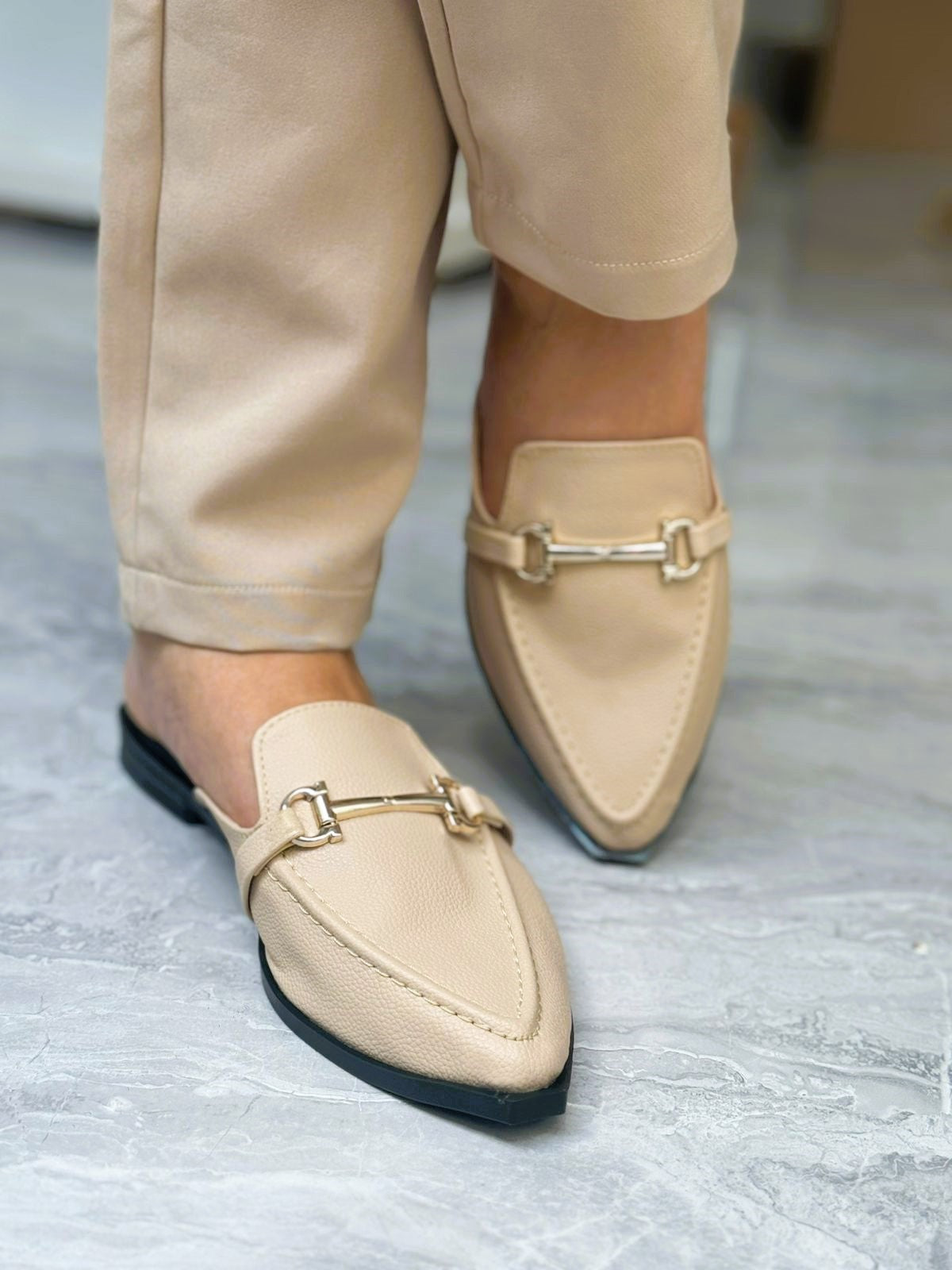 Sueco Mule Mujer Elegante Casual Cómodo y Liviano